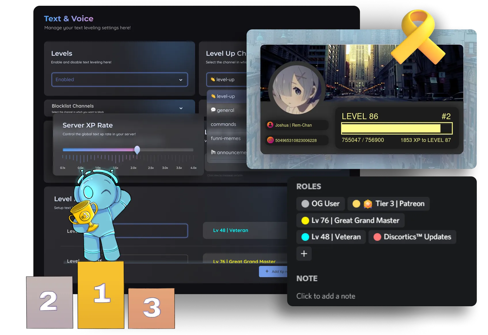 Levels & Rewards